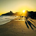 Golden Sunset on Ipanema Beach